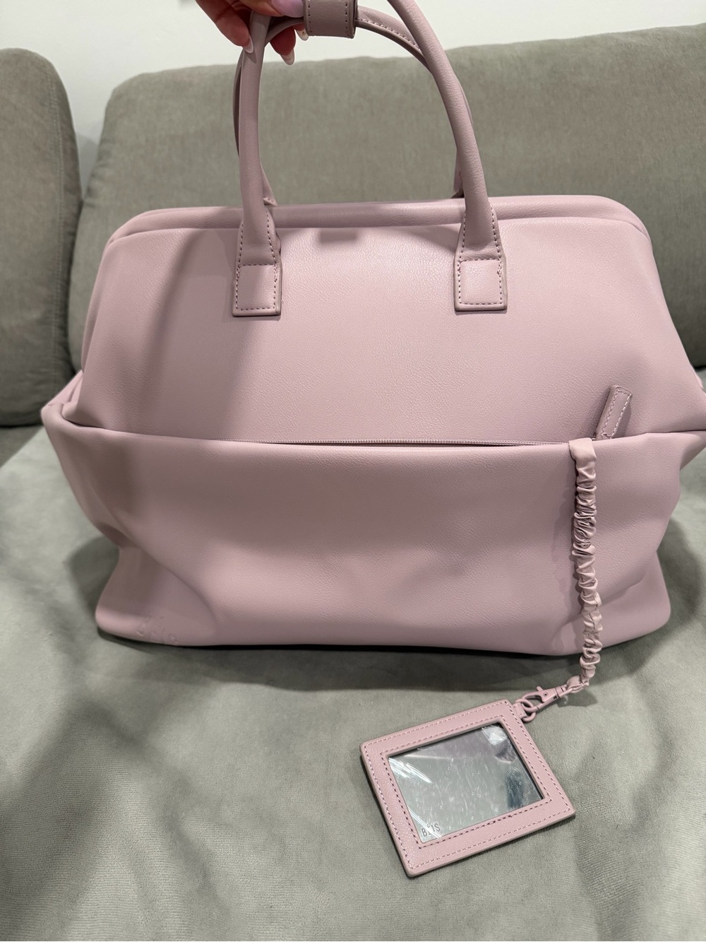BEIS Lavender Pink Travel Duffle Bag - Picture 4 of 8
